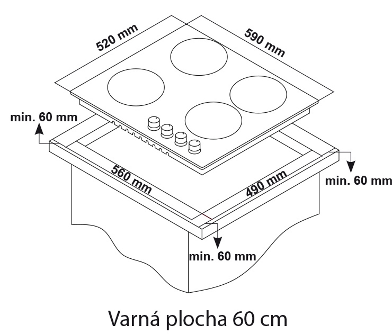 Plynová deska Guzzanti GZ 8203